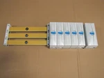 Three Rail Copper Busbar With Attached Allen Bradley 141A-VN3120 Series B, Used. Fixed Price $130.00.