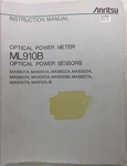 Anritsu ML910B Optical Power Meter Instruction Manual (W0019CE). Fixed Price $39.99.
