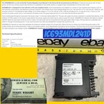 Ge Fanuc Series 90-30 IC693MDL241D 24VAC/VDC 16PT Input Module Used. Fixed Price $40.12.