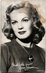 Vintage Penny Arcade Card 5 X 3 June Haver. Fixed Price $11.99.
