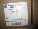 New Allen Bradley 281G-F12S-10B-RRG-CBG Armorstart Motor Controller. Fixed Price $1275.00.
