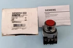 Siemens 52PM8A2J Pushbutton Red Flush 1NC Chrome Finish Heavy Duty. Fixed Price $25.00.