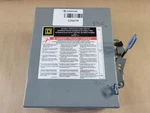 2022 Square C92251 30A Double Throw Non-fusible Safety Switch Electrical. Fixed Price $184.00.