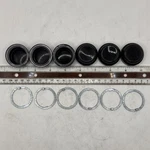 Industrial Black Push Buttons Lot Of 6. Fixed Price $42.00.