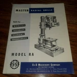 & Machinery Master Radial Drills Model Flyer W Letter Old Vtg Antique. Fixed Price $29.99.