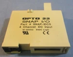 Opto 22 I/o SNAP-IDC5 4 Channel Input Module 10-32VDC 5VDC Logic. Fixed Price $24.99.