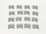 Lot Of 16 New Allen Bradley 1492-ERL35 Terminal End Blocks. Fixed Price $29.95.