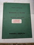 Bardons Oliver Service Parts List Book Catalog Manual #7 Turret Lathe 1952 Shop. Fixed Price $150.15.