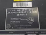 Allen Bradley 1771-OFC Ser. F/w Unmp. Fixed Price $22.00.