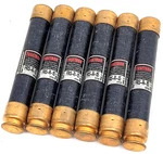 Lot Of 6 FRS-R-15 Bussmann Amp Fuse Class RK5 Next Day Option. Fixed Price $64.99.