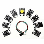 Dfrobot DFR0018 9 Piece Sensor Set For Arduino - Light, Touch, Temperature, Etc. Fixed Price $39.99.