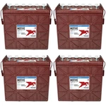 4X Trojan 12V 205AH J185P-AC Deep Cycle Flooded Lead Acid Battery. Fixed Price $2237.00.