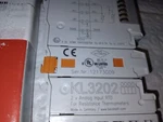 Beckhoff KL3202 X Analog Input Rtd Resistance Thermometers. Fixed Price $65.00.