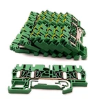Lot Of 8 Allen Bradley 1492-LG3Q Feed Through Grounding Terminal Block 600V. Fixed Price $55.00.