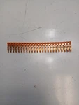Dinnectors DN-24J2Y Orange Terminal Block Jumper 24-POLE 25A 600V. Fixed Price $17.99.