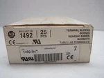 New Box Of 25 Allen Bradley 1492-R4T Terminal Blocks 1492R4T. Fixed Price $45.00.