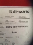 Di-soric Proximity Sensor Switch, Dccq 08 03 Psk-tsl. Fixed Price $55.00.