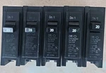 Lot Of 5 Cutler Hammer BR120 Pole Amp Type C120 Circuit Breaker. Fixed Price $24.99.