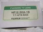 Nib Fujinon Tv Lens 1:1.4/12.5MM HF12.5HA-1B. Fixed Price $35.00.