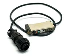 Omron E3X-NT11 Photoelectric Sensor W/ 206429-1 Plug And Clamp No Cover. Fixed Price $22.49.