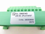 Phoenix Contact Um 45- 2FLK14/S7 Plc Module. Fixed Price $142.19.