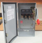 Ge Safety Switch THN3361JCL Model 10 30AMP 600VAC/250VDC Non-fused. Fixed Price $54.00.