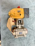 Pneumatic Water Ball Valve 1INCH Husky Hpn 2191658 With Kinetrol 030. Fixed Price $300.00.