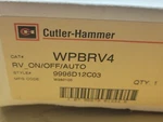 Cutler-hammer WPBRV4. Fixed Price $467.00.