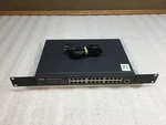 Dell Power Connect 2124 Unmanaged Switch With Rack Ears Tested. Fixed Price $19.99.