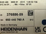 Heidenhain Rod 486 3600 Line Encoder 295466-2H 295466-59 376886-59 New Box. Fixed Price $437.00.