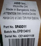 New In Box Abb SPASO11 Analog Output Module. Fixed Price $1202.75.