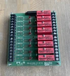 Electro Cam Plus PS-4100-11-016 I/o Module Rack With 8-EC-ODC5 Relays. Fixed Price $200.00.