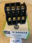 Allen Bradley X-241076 Block With Contacts Size 00 Pole (lot Of 11). Fixed Price $108.47.