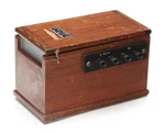 Vintage Leeds & Northrup 2420 Light Beam Galvanometer Wood Box. Fixed Price $75.00.