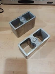 Aluminum Blocks To Lift Up Truck From Suspension. Fixed Price $49.50.