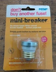 Mini-breaker MB-15 15-AMP 125V Edison Base Plug Fuse Circuit Nos-sealed. Fixed Price $15.00.