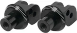 Adventure Footpeg Adaptors For Ducati Scrambler Flat Track Pro 2016 Black Front. Fixed Price $60.57.
