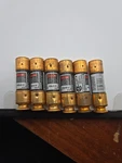 6PCS Cooper Bussmann FRN-R-10 FRNR-10 10A 250VAC Fuses (4D3). Fixed Price $21.95.