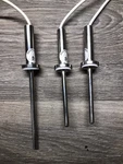 Pyromation 3-A Sanitary Rtd Penetration Probes 3-WIRE Coil Cord (lot Of 3). Fixed Price $160.00.