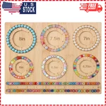 Wooden Bead Boards For Jewelry Making Bracelet Measurement Diy Design. Fixed Price $13.62.