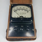 Vintage Hickok Ac Voltmeter Type S-49M (0-150 & 0-300) Working! Wood Case. Fixed Price $219.25.