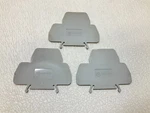 Allen Bradley 1492-PPD3 Grey Gray Wire Terminal End Cap Lot Of (tsc). Fixed Price $11.69.