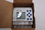 New Open Box Eaton Moeller Series EASY-E4-AC-12RC1 Control Relay Stk K-3965CC. Fixed Price $425.00.