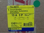 Square D FAL36015 15A 3P 600V 250V Circuit Breaker. Fixed Price $300.00.