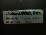 Accuweb, Inc. 2X3U 4211 Edge Sensor Nsnp. Fixed Price $890.00.