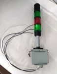 Allen Bradley 855E-B10SA3 Ser 120 Vac Stacklight With Hoffman Enclosure. Fixed Price $135.00.