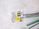 32 Pack Plugtail Connector Single Pole Switch 3-WIRE Solid 6" Grn Blk. Fixed Price $33.99.
