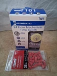 Intermatic T101 24-HOUR Mechanical Time Switch 120 Vac 60HZ, & Connectors New. Fixed Price $42.49.