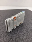 Beckhoff KL4004 4X Analog Output Module 0...10V 5 Kohm Din Rail. Fixed Price $149.99.