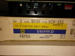 Nib Square 8030 HIM-151 Ttl Function Input Module. Fixed Price $255.00.